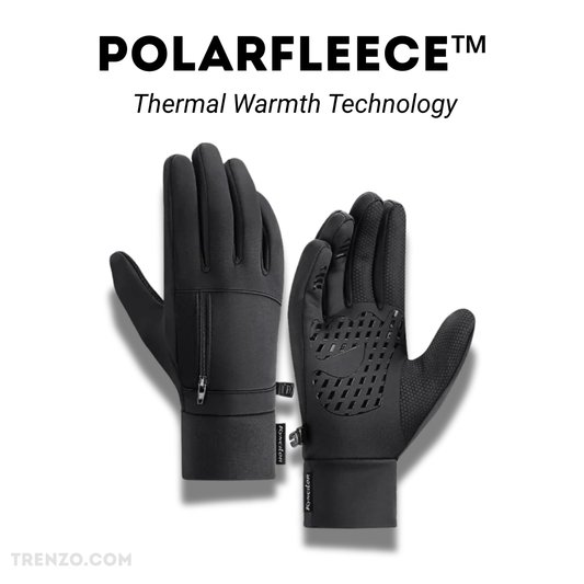 Windproof, Water-Repellent Touchscreen Gloves