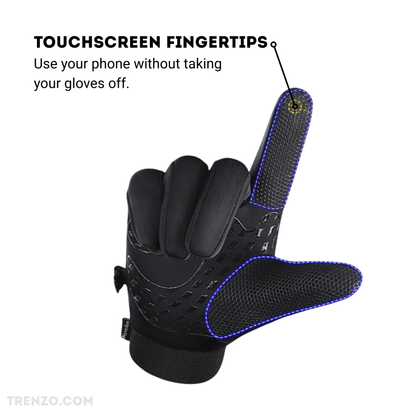 Windproof, Water-Repellent Touchscreen Gloves